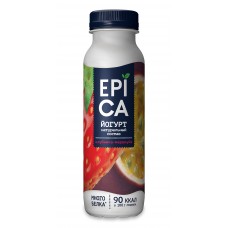 Йогурт питьевой "EPICA" с клубникой и  маракуйя 2,5%260гр