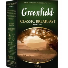 Чай "Гринфилд" Классик Брекфаст черн. лист 100гр