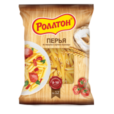 Макароны "Роллтон" Перья м/уп 400гр