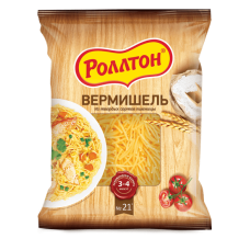 Макароны "Роллтон" Вермишель м/уп 400гр