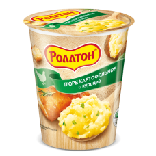 Картоф.пюре "Роллтон" Курица стак. 55гр