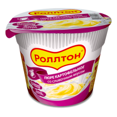 Картоф.пюре "Роллтон" со сливоч. вкусом стак. 40гр